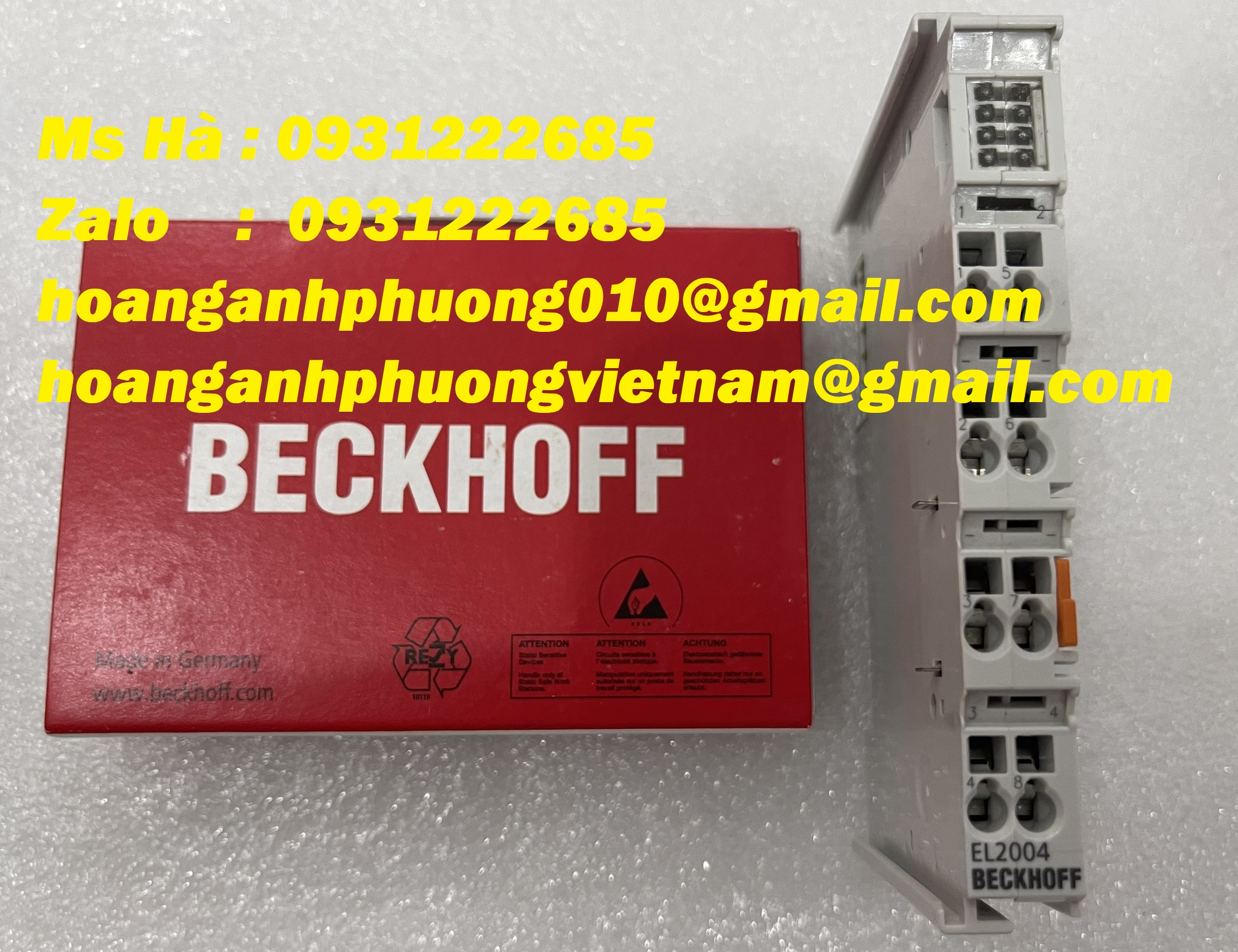 Thiết bị đầu cuối EL2004 beckhoff - giao nhanh - hàng chất lượng
