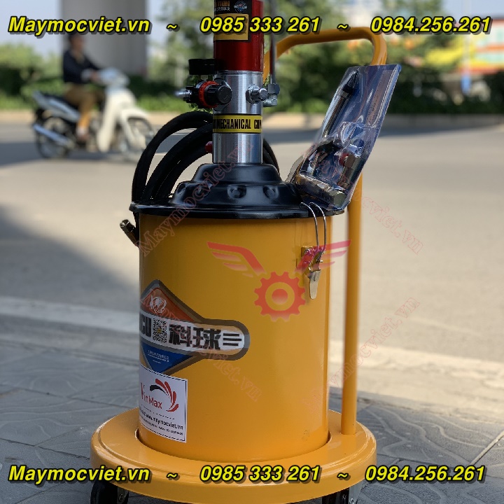 Máy bơm mỡ khí nén Kocu GZ10 - dung tích thùng 20 lít
