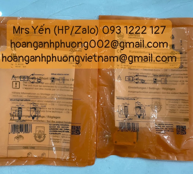 O6H202 Cảm biến IFM chính hãng giá tốt tại Hoàng Anh Phương