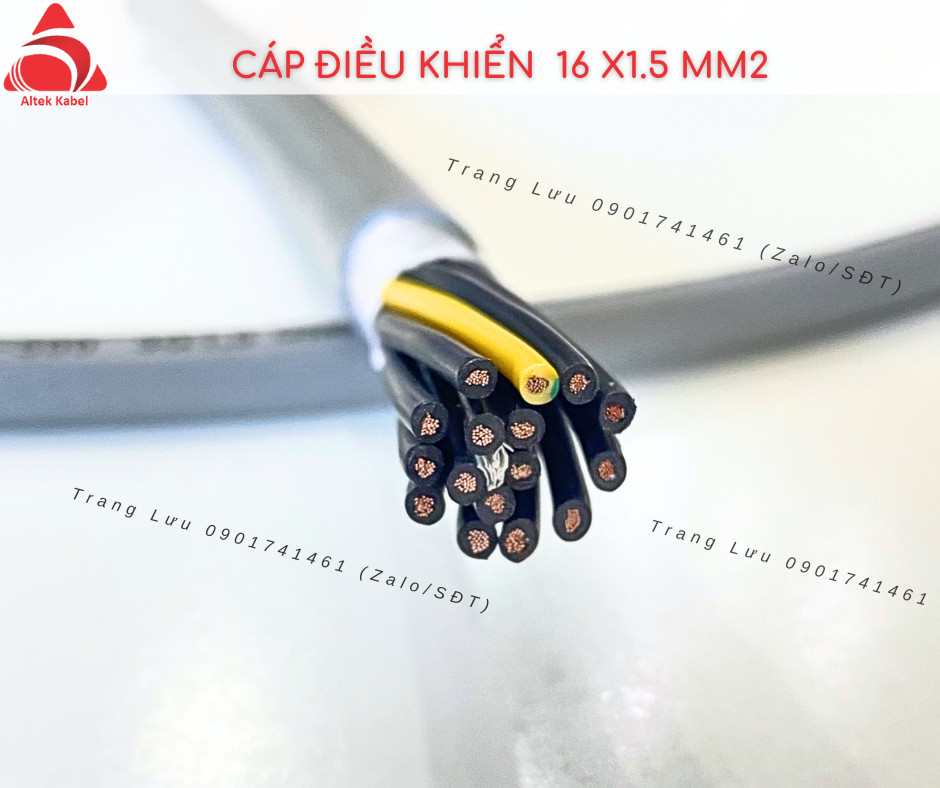 Phân phối cáp điều khiển 16 lõi Altek Kabel
