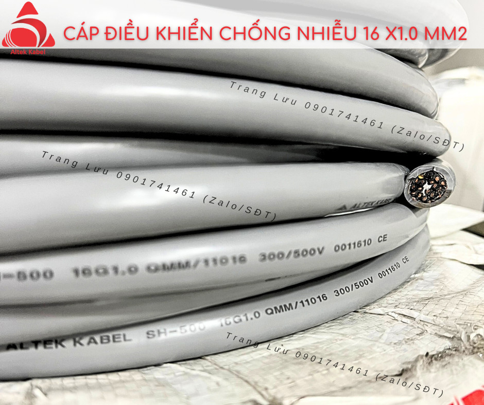Phân phối cáp điều khiển 16 lõi Altek Kabel