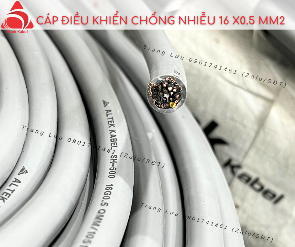 Phân phối cáp điều khiển 16 lõi Altek Kabel