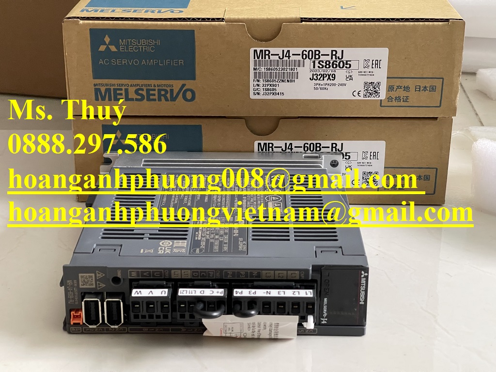 Servo Driver Mitsubishi MR-J4-60B-RJ chính hãng - Hoàng Anh Phương