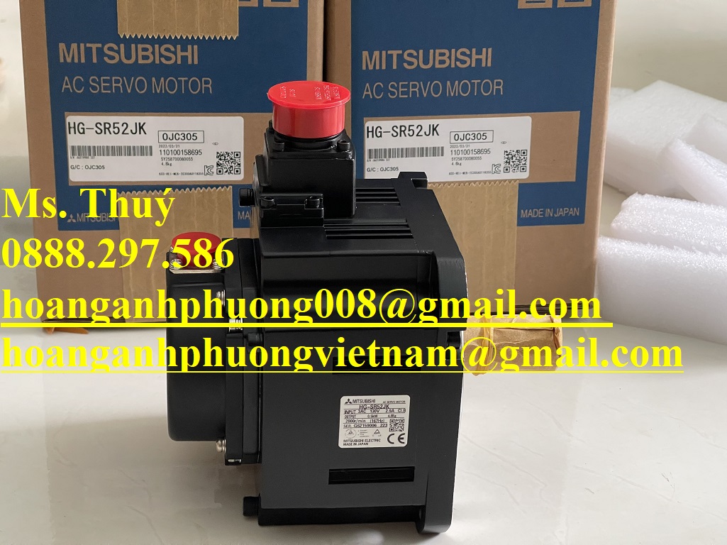 Servo Motor Mitsubishi HG-SR52JK - New 100% - Japan