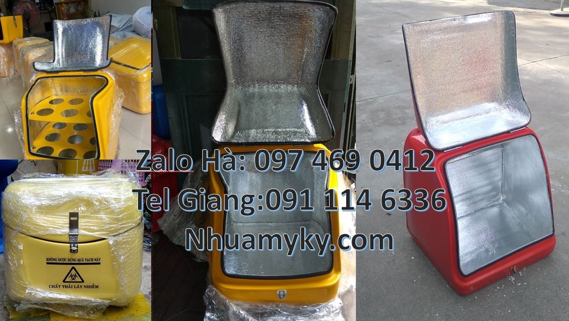 Bán thùng giao hàng đằng sau xe máy,thùng giao đồ ăn nước uống giá rẻ
