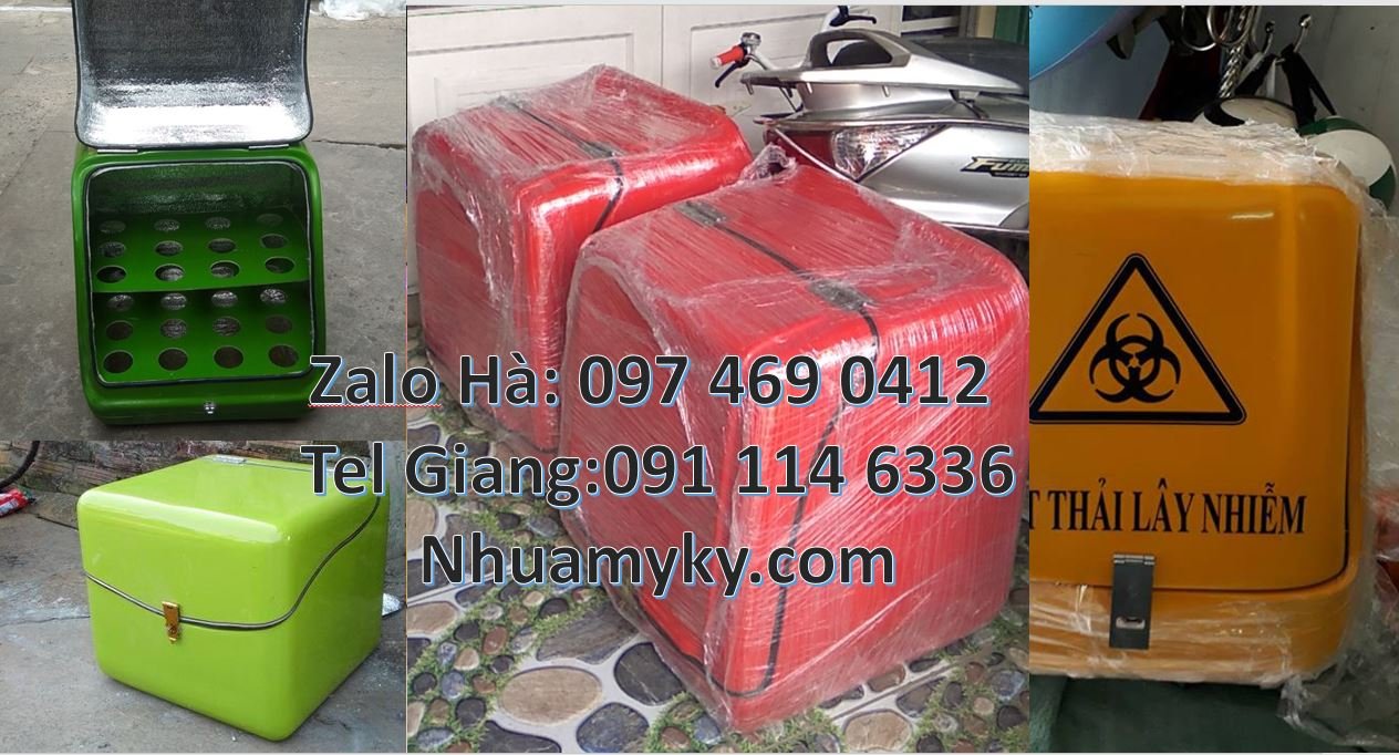 Bán thùng giao hàng đằng sau xe máy,thùng giao đồ ăn nước uống giá rẻ