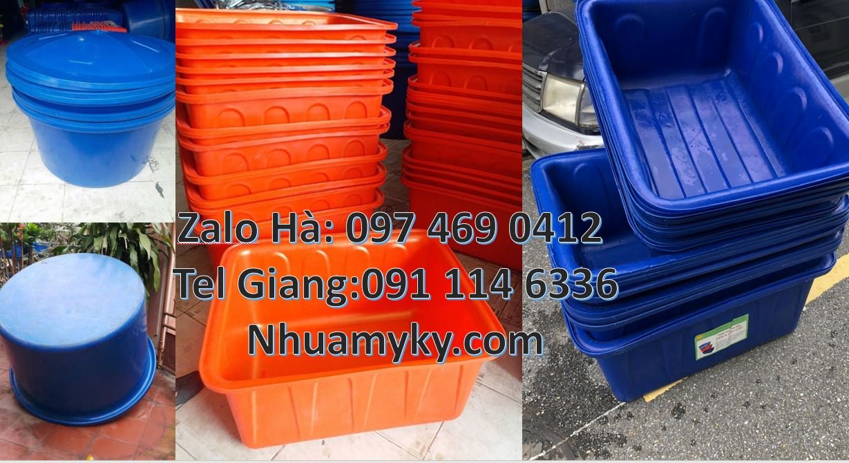 Bán thùng nhựa tròn 1200l màu xanh,thùng nhựa vuông 1800l đựng nước sa