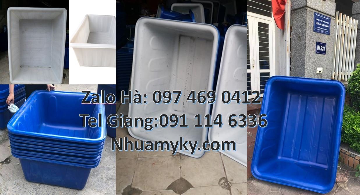 Bán thùng nhựa tròn 1200l màu xanh,thùng nhựa vuông 1800l đựng nước sa