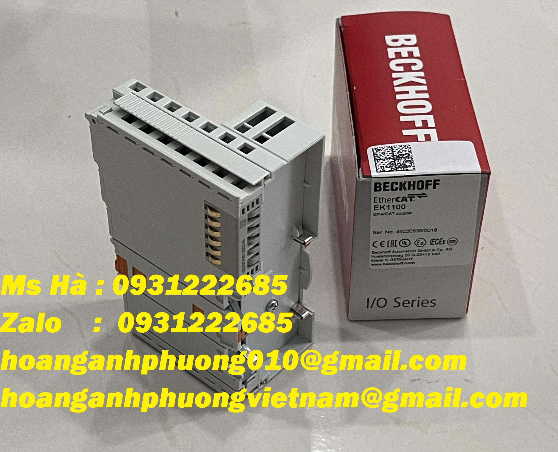 Bộ kết nối giá tốt dòng beckhoff EK1100 24VDC - giá rẻ