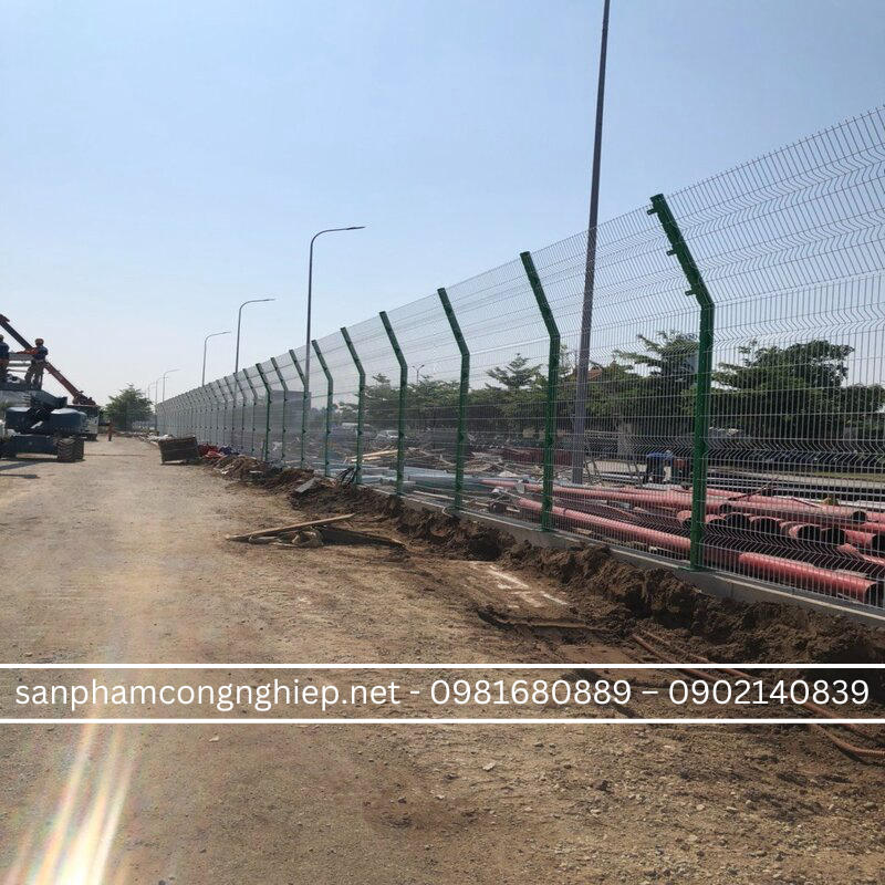 Hàng rào lưới thép hàn giá rẻ nhất thị trường công trình