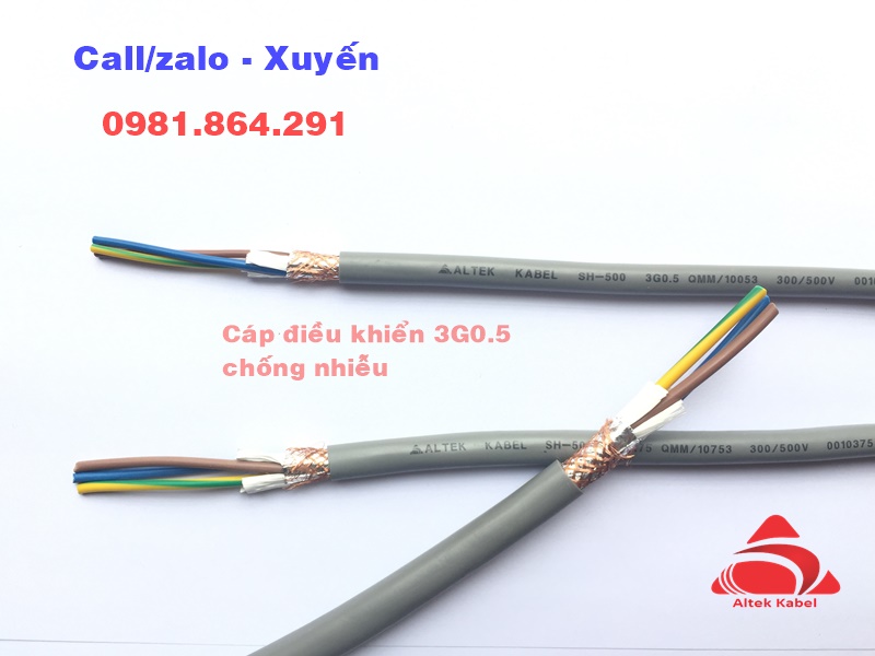Phân phối cáp điện tín hiệu 3x1.5mm2 hãng Altek Kabel