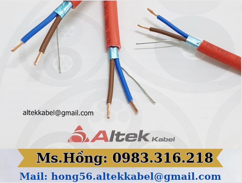 Cáp chống cháy 2C x1.0 Altekkabel   LSZH