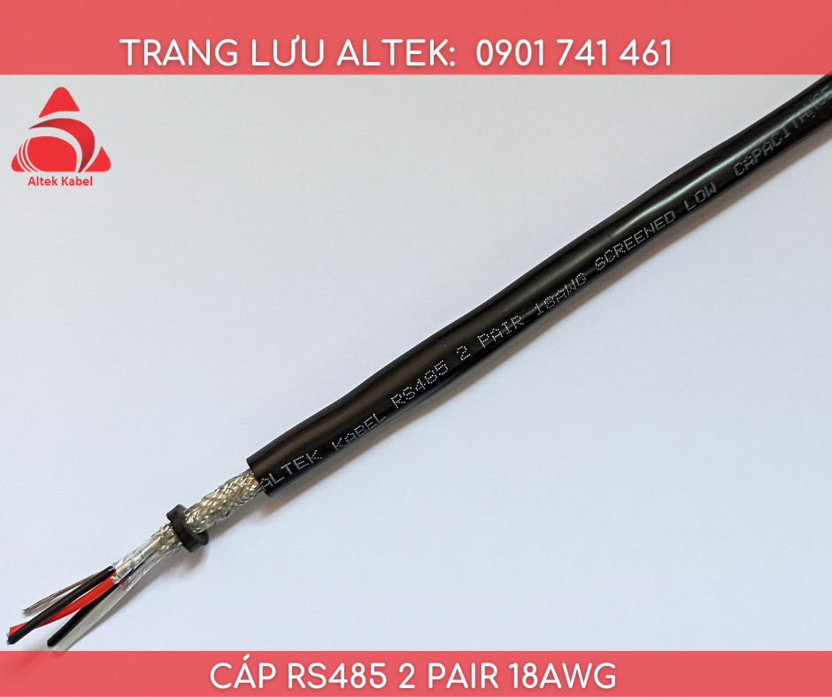 Cáp RS485 2 pair 22awg Altek Kabel tại Đà Nẵng, Hà Nội, Hồ Chí Minh