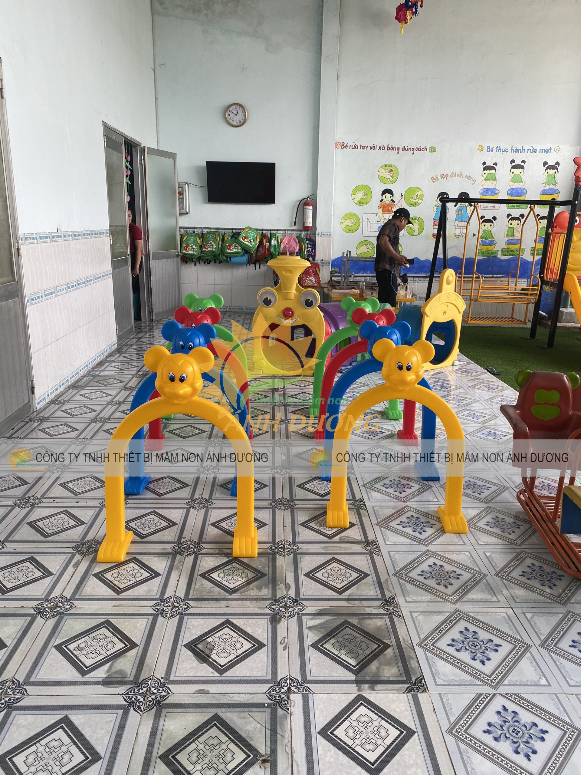 Cung chui, cổng chui vận động cho các bé mầm non