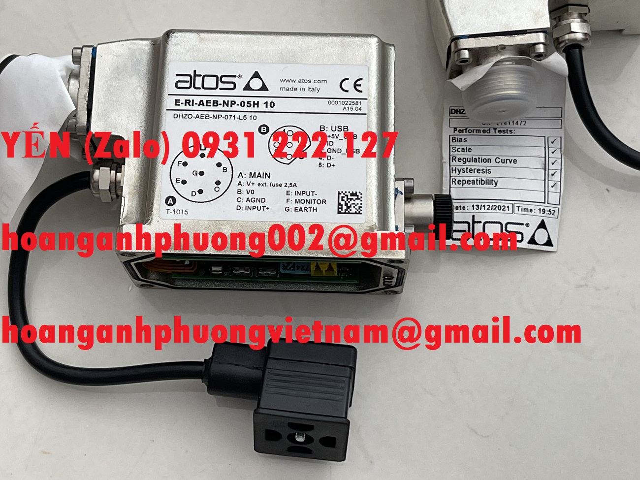 E-RI-AEB-NP-05H Bộ điều khiển Atos nhập khẩu trực tiếp