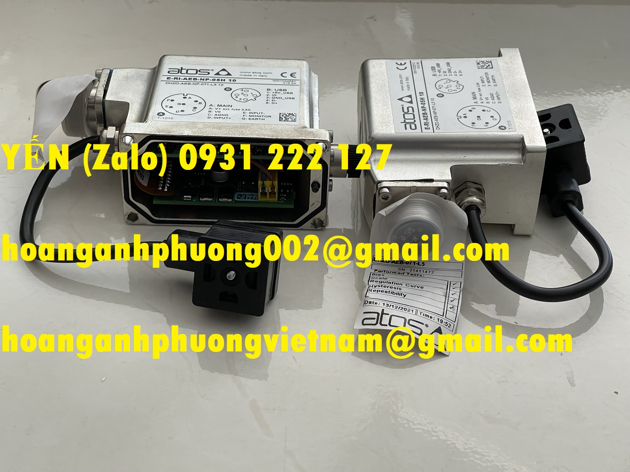 E-RI-AEB-NP-05H Bộ điều khiển Atos nhập khẩu trực tiếp