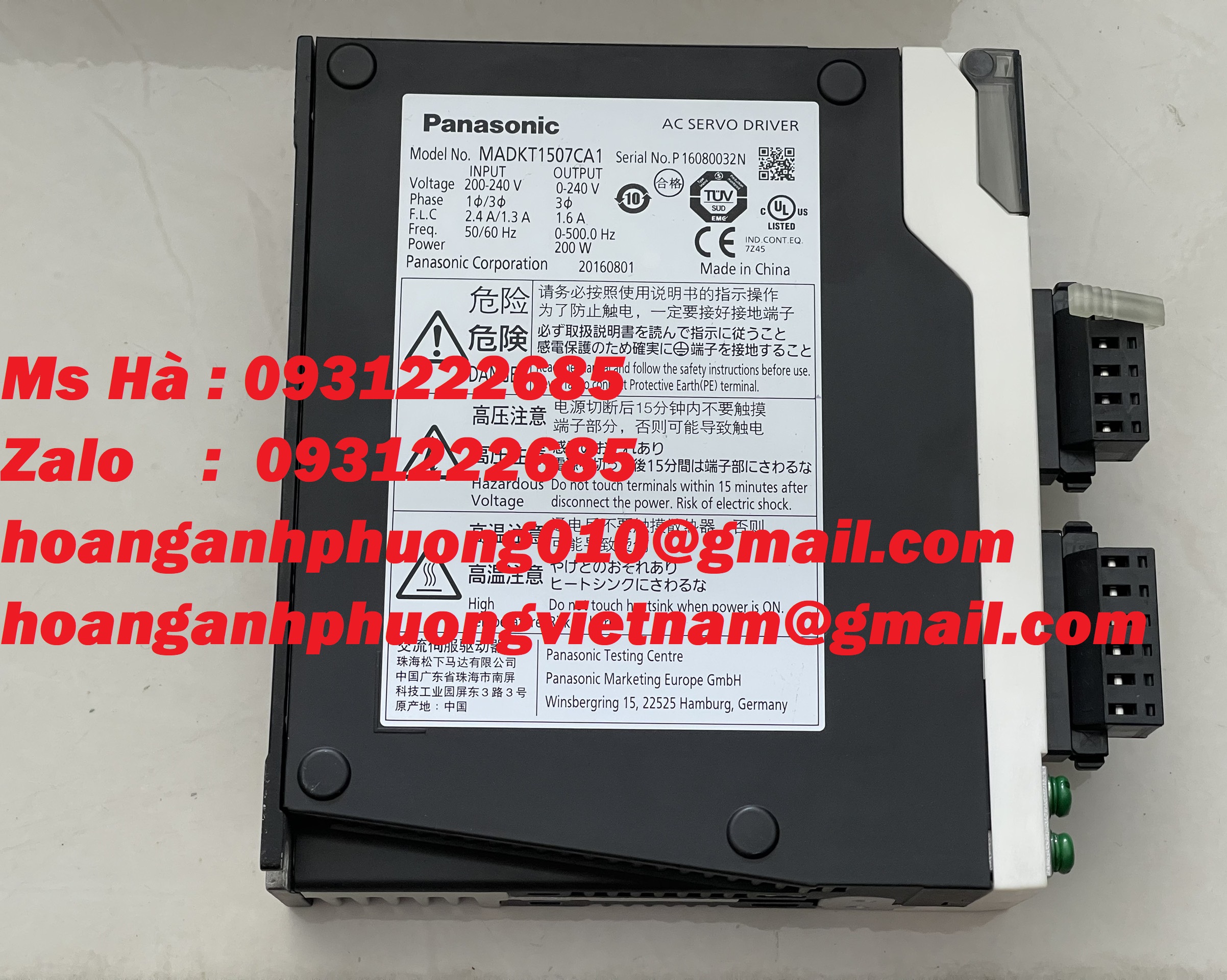 Driver MADKT1507CA1 panasonic - bộ điều khiển 200W - nhập giá tốt