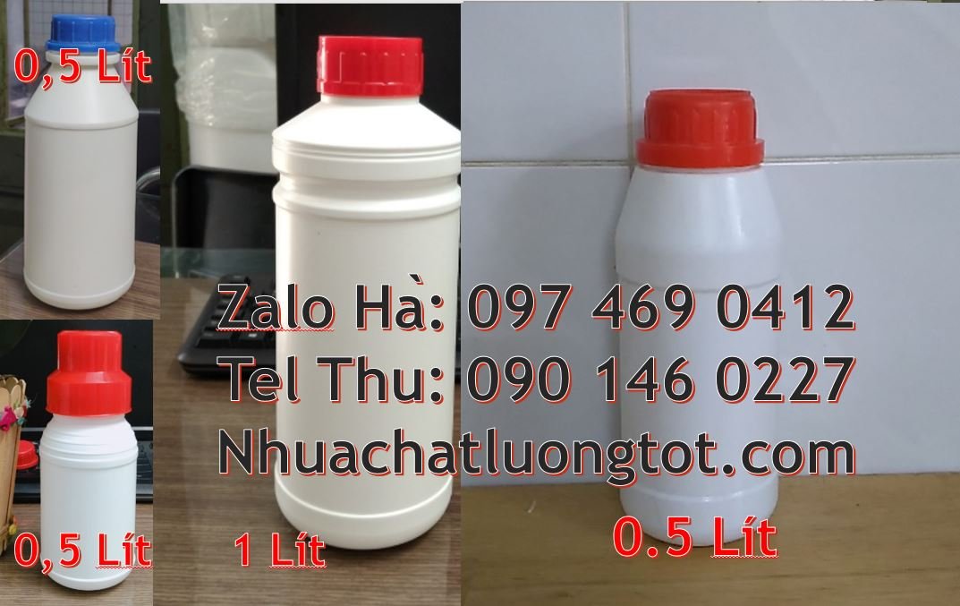 Bán  chai nhựa 1l có nắp thoát khí màu trắng,chai nhựa 0.5l đựng nước