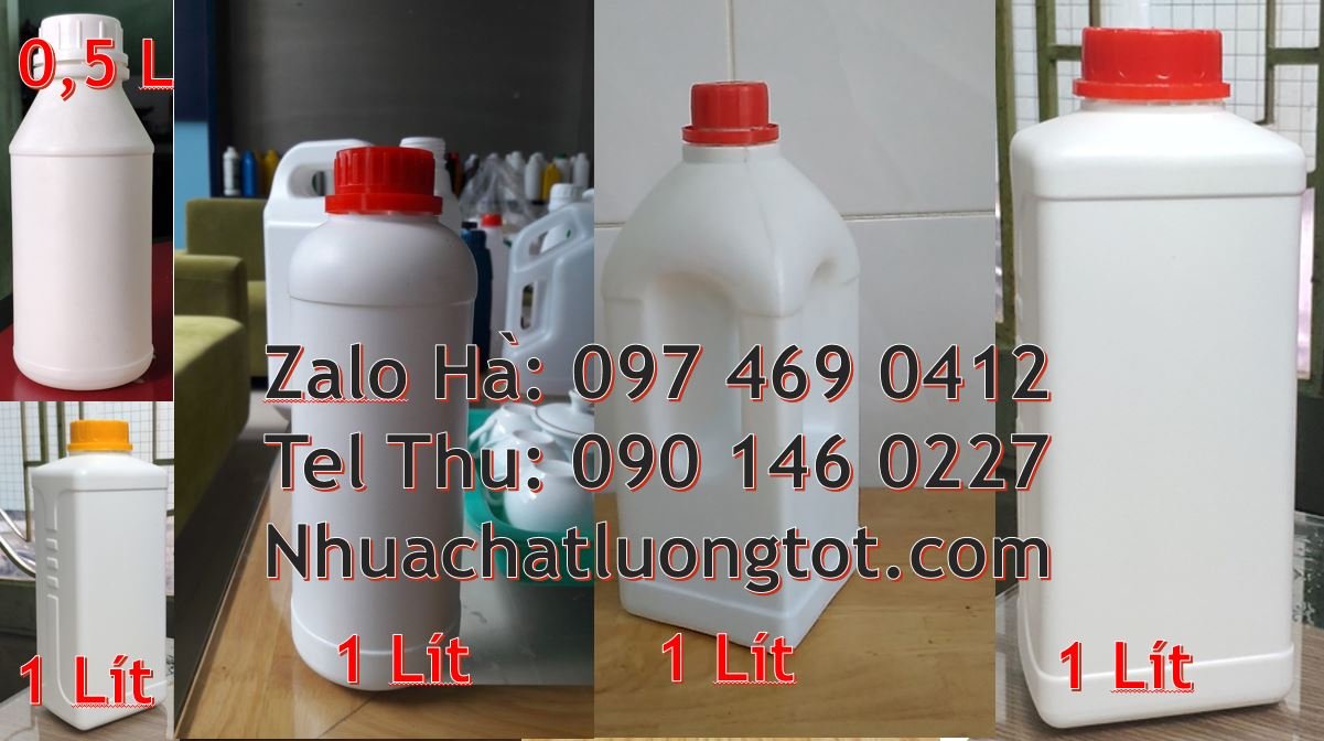 Bán  chai nhựa 1l có nắp thoát khí màu trắng,chai nhựa 0.5l đựng nước