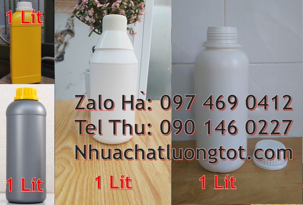 Bán  chai nhựa 1l có nắp thoát khí màu trắng,chai nhựa 0.5l đựng nước