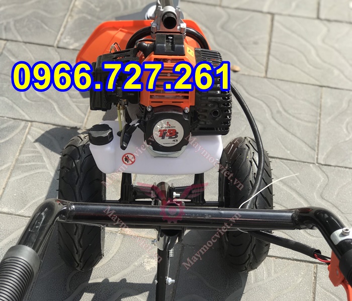 Máy cắt cỏ đẩy tay có bánh xe di chuyển Honda GX35