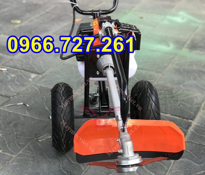 Máy cắt cỏ đẩy tay có bánh xe di chuyển Honda GX35