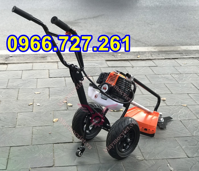 Máy cắt cỏ đẩy tay có bánh xe di chuyển Honda GX35