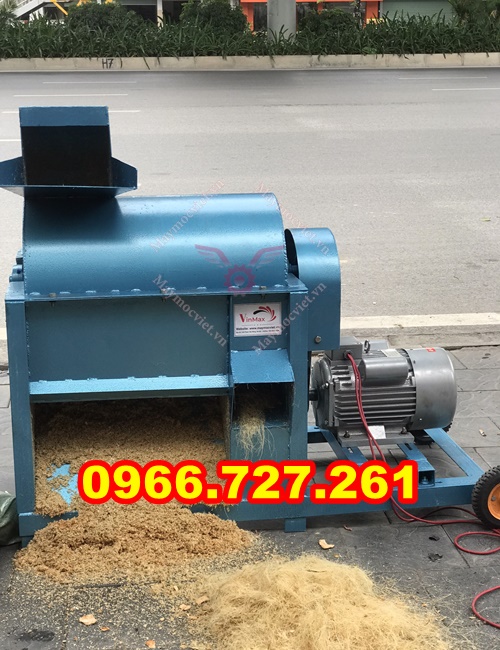 máy băm nghiền xơ dừa năng xuất lớn, băm dừa nguên trái