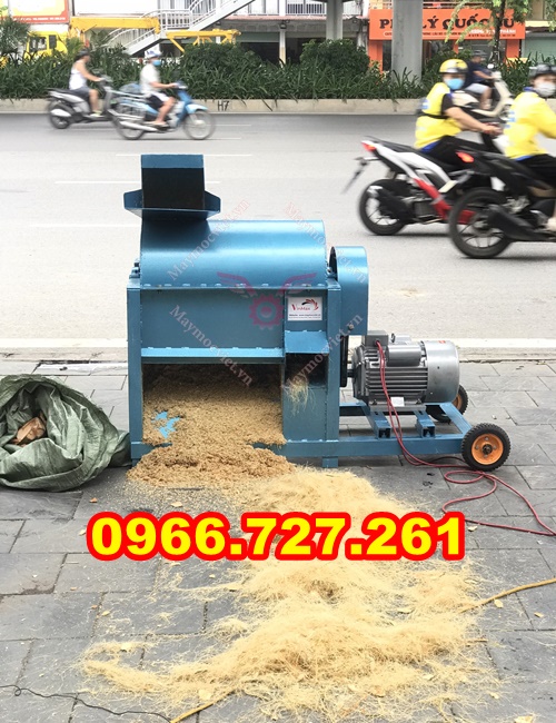 máy băm nghiền xơ dừa năng xuất lớn, băm dừa nguên trái