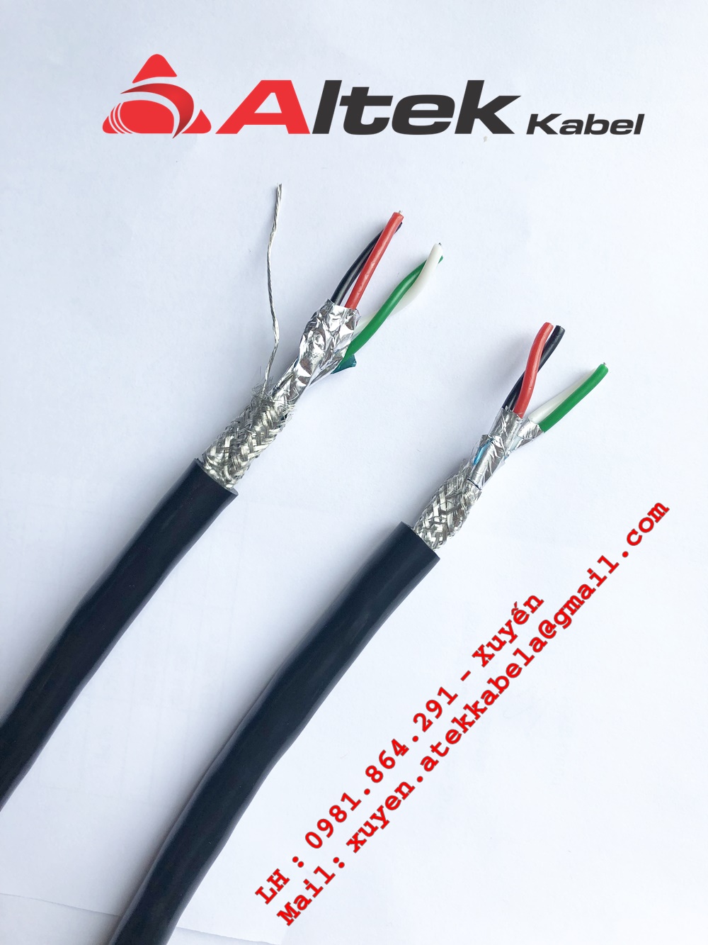 Cung cấp cáp tín hiệu chống nhiễu 2Pair 22AWG hãng Altek Kabel