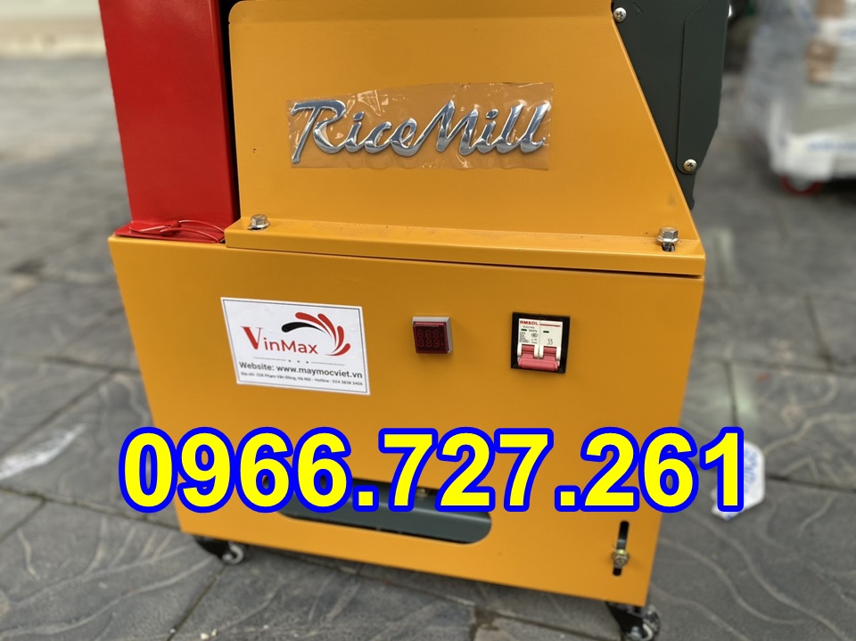 Máy xát gạo mini gia đình liên hoàn , xát trắng 1 lần