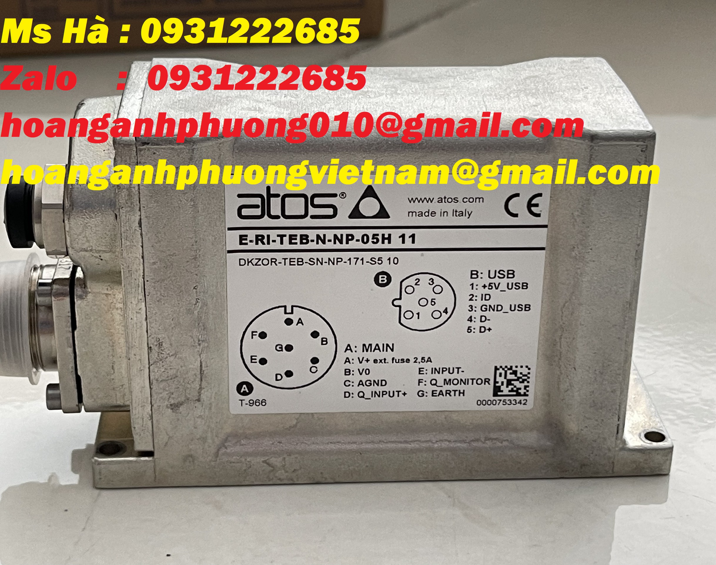 Nhập mới hãng valve Atos E-RI-TEB-N-NP-05H 11 chính hãng 100%
