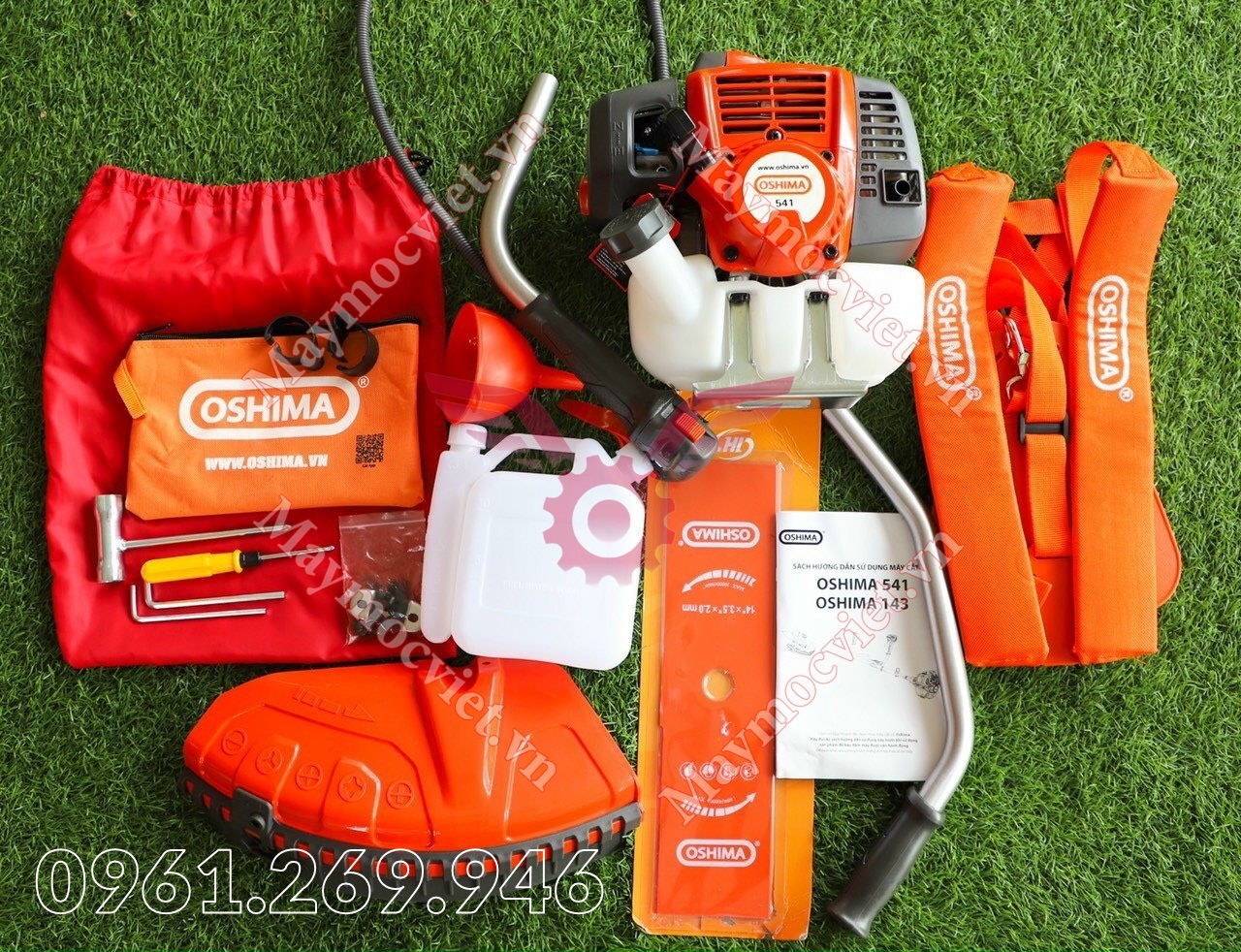 Máy phát cỏ đeo vai Oshima 541 phiên bản cao cấp giá mềm