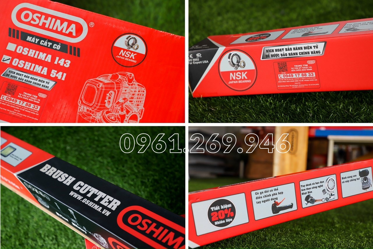 Máy phát cỏ đeo vai Oshima 541 phiên bản cao cấp giá mềm