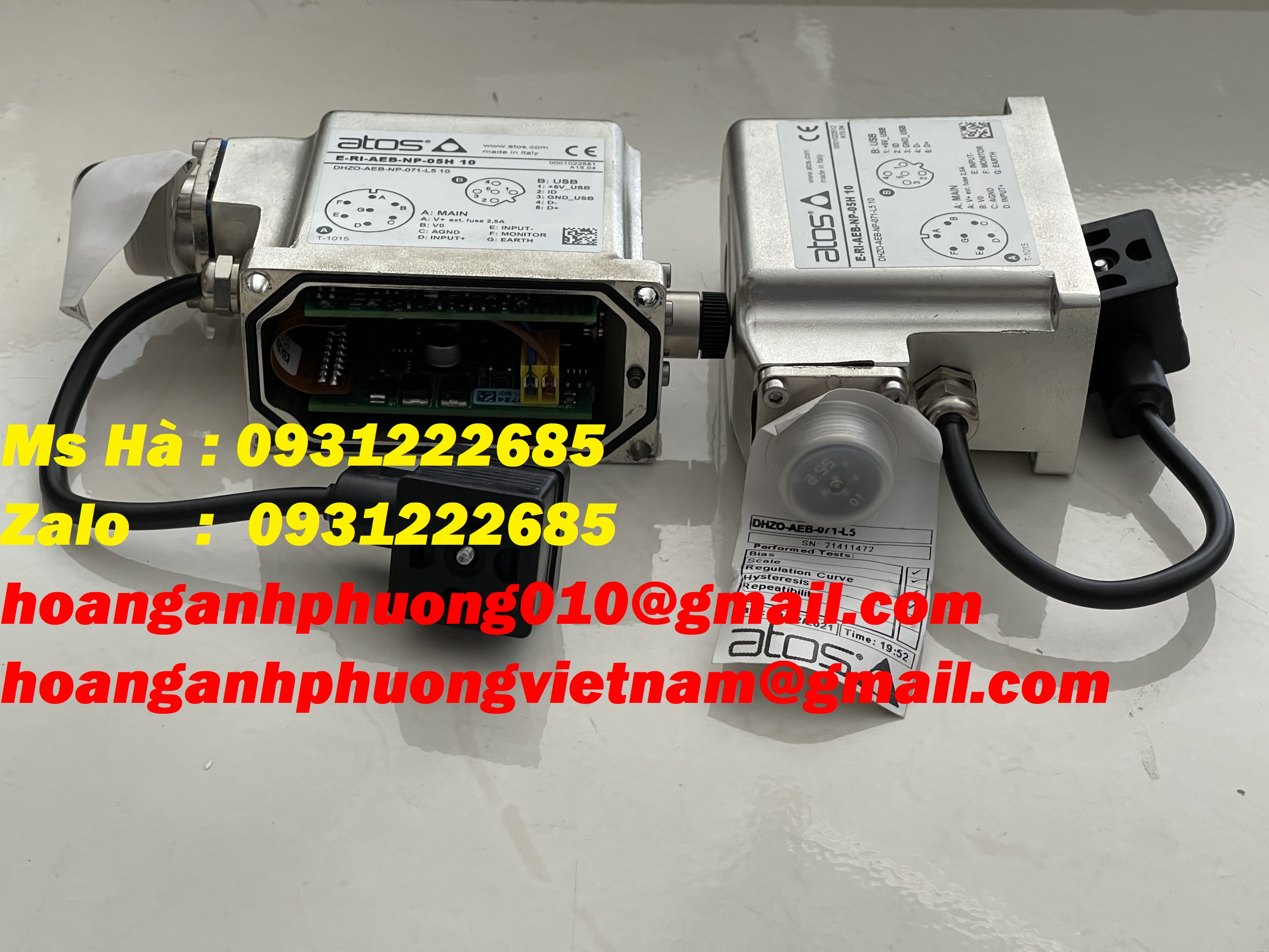 Atos  Hoàng Anh Phương cung cấp servo E-RI-AEB-NP-05H 10