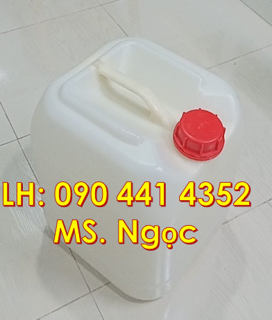 Bình nhựa 10 lít đựng dung môi, can 20 lít đựng hóa dược, can nhựa 25L