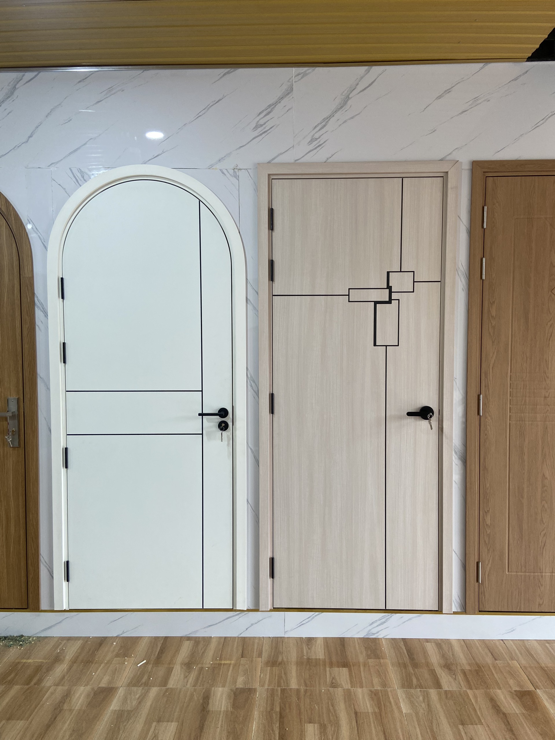 Cửa vòm nhựa composite tại Củ Chi - mẫu cửa vòm đẹp