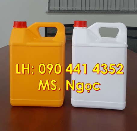 Can nhựa đựng hóa chất 1 lít, 2 lít, 4 lít, 5 lít vuông , tròn tại TPH