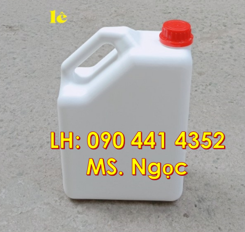 Mua can 5 lít đựng dung môi, can vuông 4 lít mới, can nhựa 2 lít nhấn