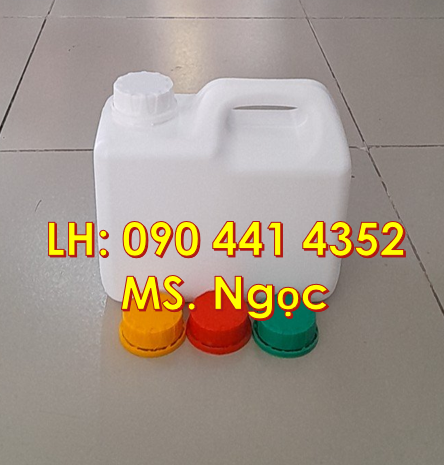 Mua can 5 lít đựng dung môi, can vuông 4 lít mới, can nhựa 2 lít nhấn