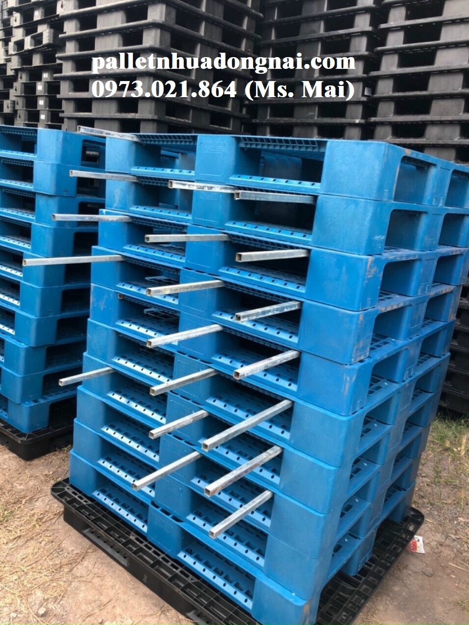 Pallet nhựa cũ giá rẻ nhất thị trường, li