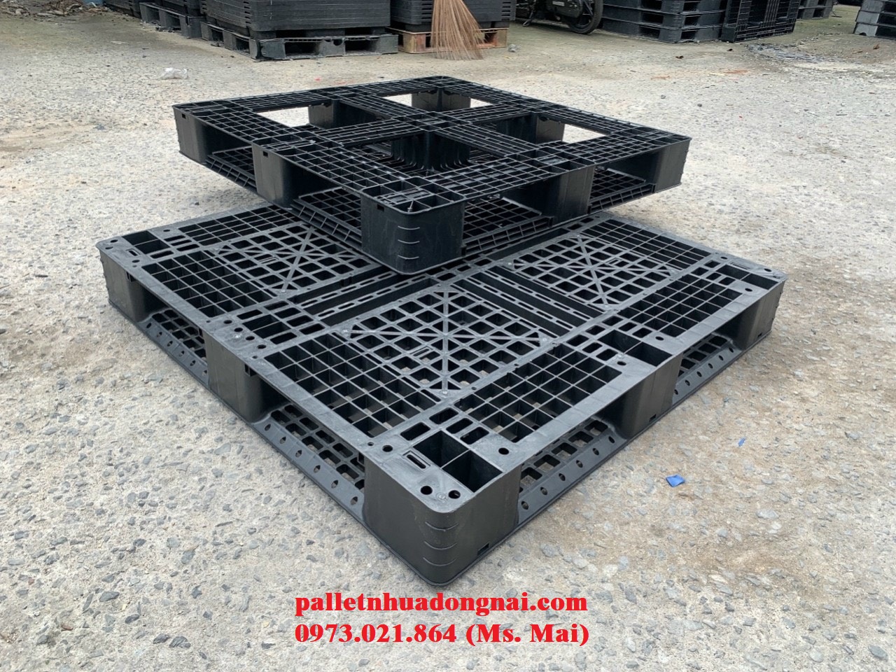 Pallet nhựa cũ giá rẻ nhất thị trường, li