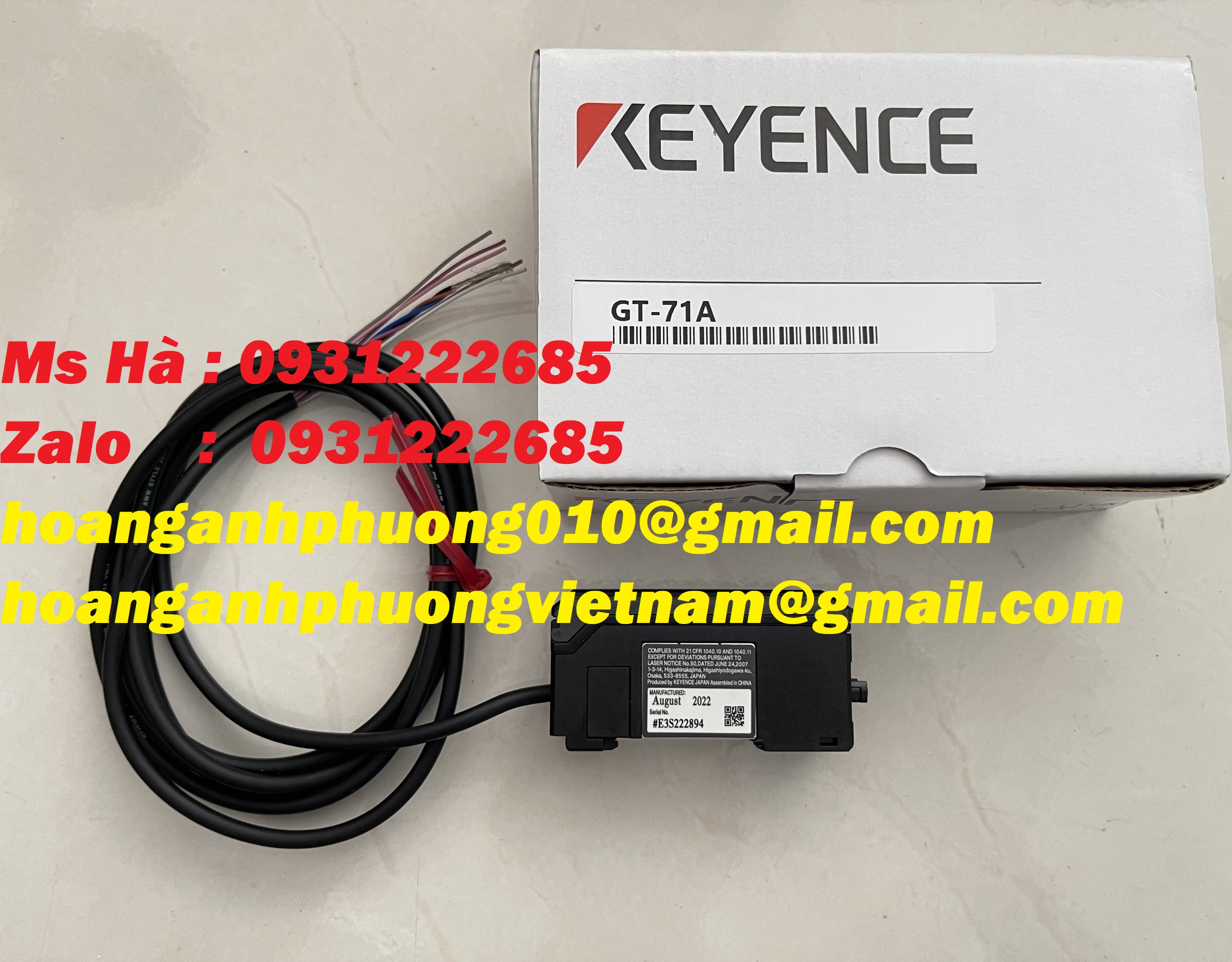 Bộ khuếch đại keyence GT-71A giá ưu đãi toàn quốc - hàng mới
