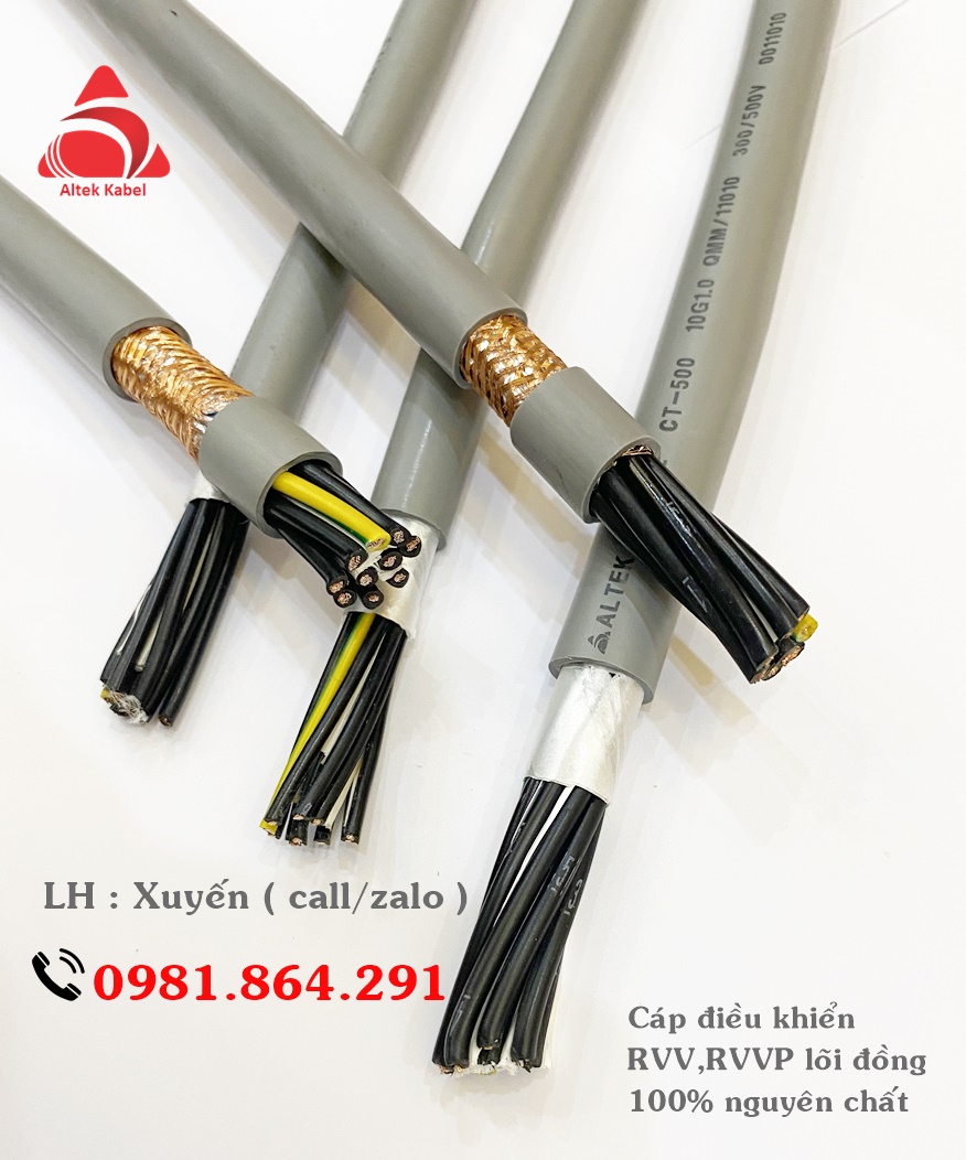 Chuyên cung cấp cáp điện 10x1.0mm2 lõi đồng hãng Altek kabel