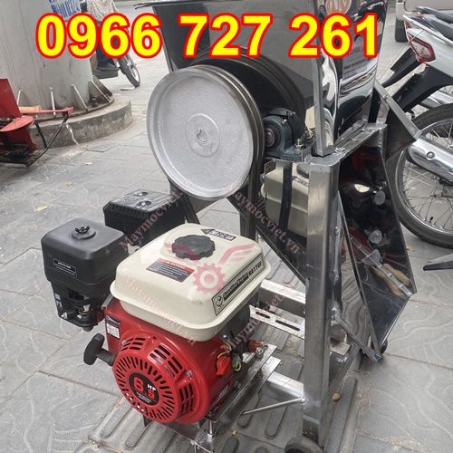 Máy cắt , thái cá mồi inox chạy xăng giá rẻ