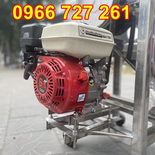 Máy cắt , thái cá mồi inox chạy xăng giá rẻ