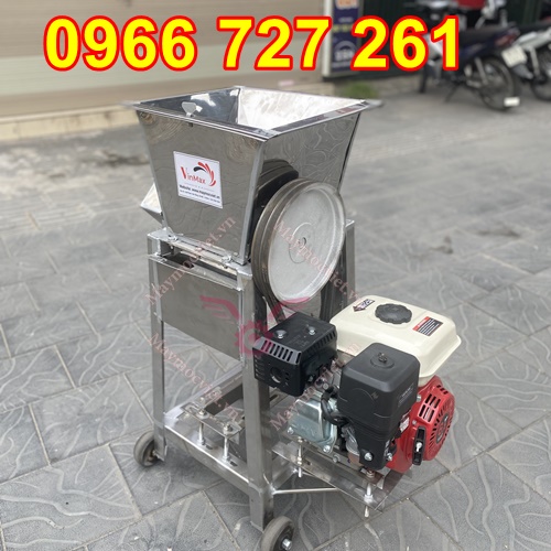 Máy cắt , thái cá mồi inox chạy xăng giá rẻ