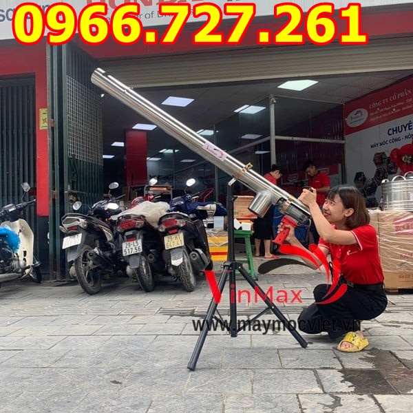 Máy hút nông sản cần cứng, hút thóc lúa , bột sơn chạy điện