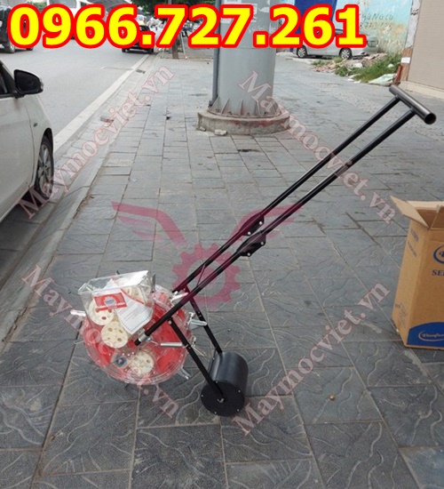 Máy gieo hạt trỉa hạt đẩy tay tự động 989