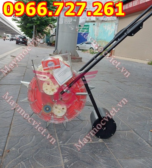 Máy gieo hạt trỉa hạt đẩy tay tự động 989
